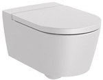 Miska WC INSPIRA Round podwieszana Rimless 560x370 perła