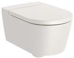 Miska WC INSPIRA Round podwieszana Rimless 560x370 beż