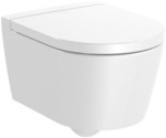 Miska WC INSPIRA Round PODWIESZANA RIMLESS 480x370 Supraglaze®