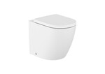 Miska WC Meridian stojąca przyścienna BTW Rimless 54 cm BIAŁY MAT