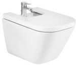 Bidet GAP SQUARE podwieszany ukryte mocowania Supraglaze®