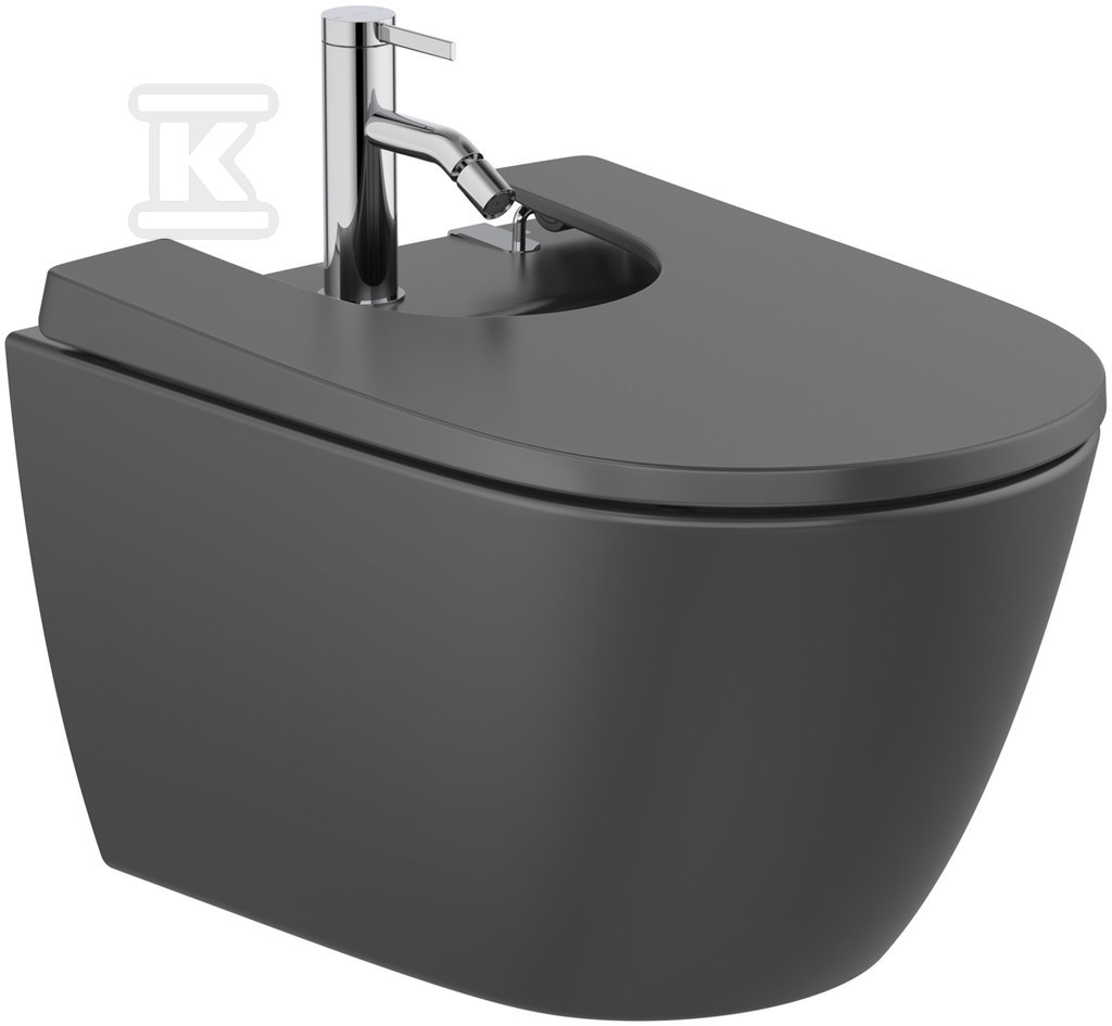 Bidet ONA podwieszany 53 cm czarny mat - A357685080