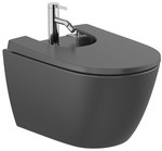 Bidet ONA podwieszany 53 cm czarny mat