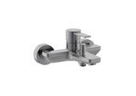 Bateria wannowo-prysznicowa ścienna bez zestawu PVD Brushed Graphite