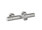 Bateria termostatyczna wannowo-prysznicowa ścienna PVD Inox