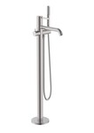 Bateria wolnostojąca wannowo-natryskowa z zestawem natryskowym PVD Inox