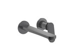 Bateria umywalkowa dwuotworowa podtynkowa (wymagany element podtynkowy) PVD Brushed Graphite