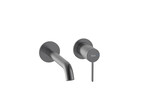 Bateria umywalkowa dwuotworowa podtynkowa PVD Brushed Graphite