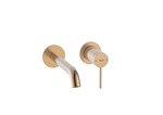 Bateria umywalkowa dwuotworowa podtynkowa PVD Brushed Copper