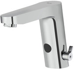 L30-E electronic washbasin tap with mixer in body AC/DC