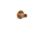 Uchwyt słuchawki prysznicowej (rozeta okrągła) PVD Brushed Copper