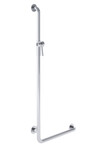 Poręcz Access PRO M1 prysznicowa kątowa z uchwytem 1200 x 500 mm LEWA połysk