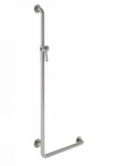 Poręcz Access PRO M1 prysznicowa kątowa z uchwytem 1200 x 500 mm LEWA mat