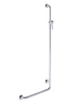 Poręcz Access PRO M1 prysznicowa kątowa z uchwytem 1200 x 500 mm PRAWA połysk