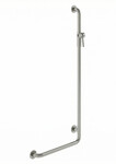 Poręcz Access PRO M1 prysznicowa kątowa z uchwytem 1200 x 500 mm PRAWA mat