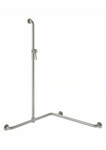 Poręcz Access PRO M1 prysznicowa na 2 ściany z uchwytem 1200 x 763 x 763 mm mat