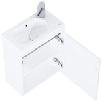 Набір для ванної кімнати MINI-N Unik 45 см, білий глянцевий (без сифону)