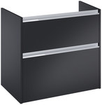 Szafka łazienkowa GAP PRO Compacto 80 cm, do kompletacji z umywalką GAP, czarny mat