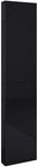 Ванна колона EXTRA висока з 2 дверима slim (12,6), чорний глянцевий