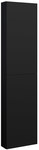 Ванна колона EXTRA висока з 2 дверима slim (12,6), чорний матовий