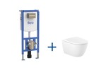 Zestaw podtynkowy DUPLO S + miska WC podwieszana ONA Rimless® Vortex z deską wolnoopadającą