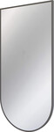 Lustro wiszące Silia z ramą, 50 x 100 cm, titanium