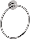 Тримач для рушників "Жасмин", настінний круглий, хром