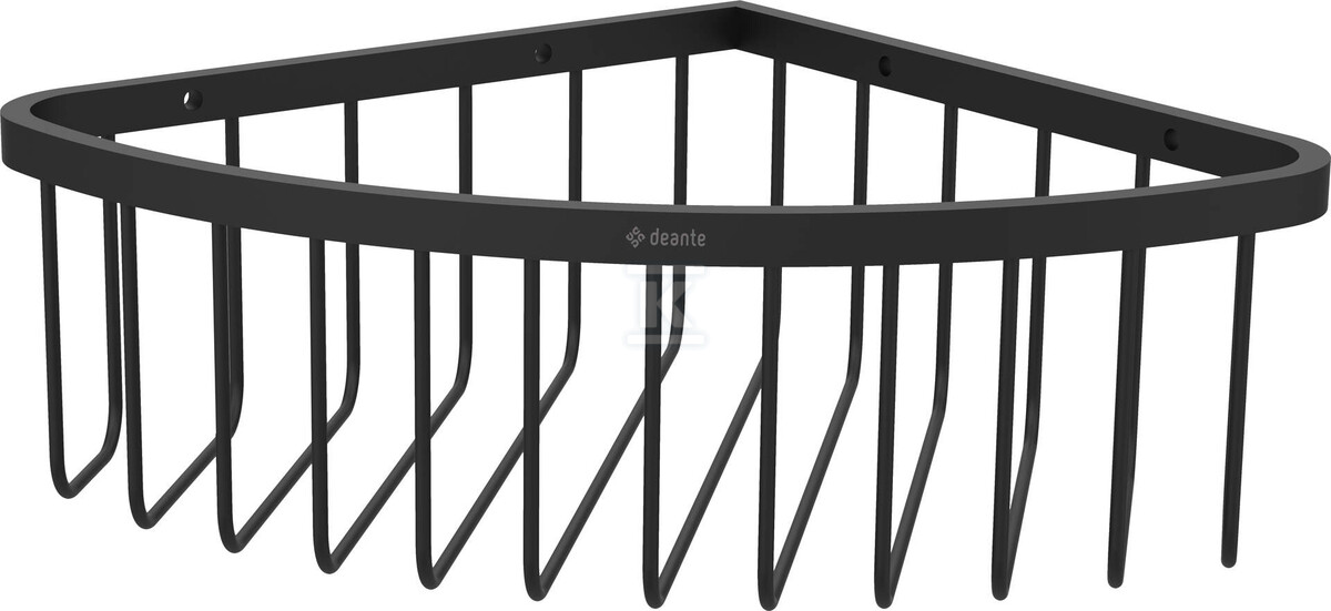 Кутова душова полиця Jaśmin, nero - ADJ_N561