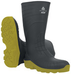 Захисне взуття високе з PU Сіро-жовтий 47