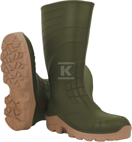 Робоче взуття високе з PU Хакі-бежевий - AEGREO4KA37