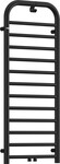 Grzejnik łazienkowy SILIA czarny mat, 121 cm x 500 mm