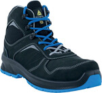 Черевики зі шкіри лицьової, підошва з двошарового PU різної щільності чорні 38