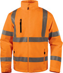Куртка сигнальна ВОДОНЕПРОНИКНО-ДИХАЮЧА з поліестру стрейч, 2 шари ламінування, кл. 3 помаранчевий Fluo S