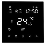 Регулятор температури AURATON 2YA (чорна версія) - дротовий, тижневий з можливістю керування через WiFi, підповерхневий