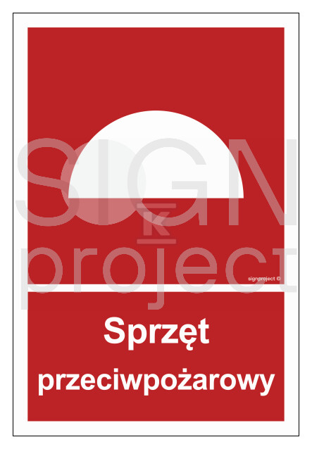 Sprzęt przeciwpożarowy, 25 x 37 cm, PN - BC006_250X370_PN