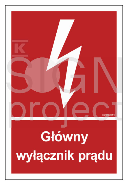 Główny wyłącznik prądu, 35 x 51,8 cm, - BC008_350X518_FN