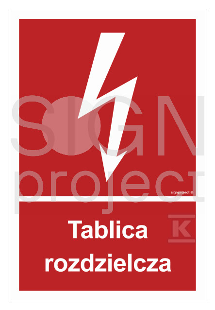 Tablica rozdzielcza, 15 x 22,2 cm, PN - - BC009_150X222_PN