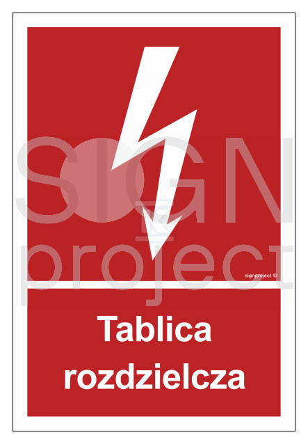 Tablica rozdzielcza, 35 x 51,8 cm, KN - - BC009_350X518_KN