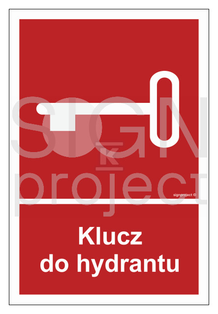 Klucz do hydrantu, 25 x 37 cm, PN - - BC044_250X370_PN