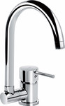 ASTER chrome mixer. Standing sink mixer with a tilting spout