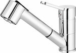 Narcyz kitchen faucet with pull-out spout, chrome