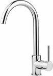 Luno chrome sink mixer with 'u' spout