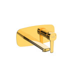 Змішувач для раковини під ванну кімнату Glamour золотий