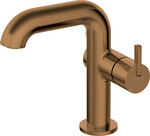 Змішувач для раковини Silia, бронза щоткована, з прямокутною виливом