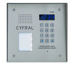Panel cyfrowy "CYFRAL" PC-2000RE PRO INOX z czytnikiem RFiD i wbudowaną elektroniką