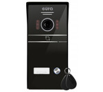 Kaseta zewnętrzna wideodomofonu "EURA" VDA-61C5 -jednorodzinna, czarna, kamera 1080p., czytnik RFID, natynk