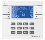 Manipulator graficzny LCD "GENEVO" PRIMA LCD WH-BL do centrali PRiMA 16 biała obudowa, niebieski wyświetlacz