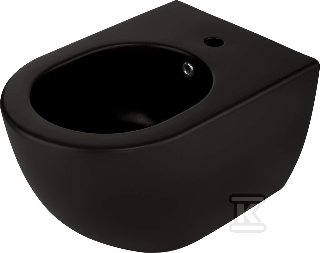 Bidet wiszący Peonia, nero - CDE_NBPW