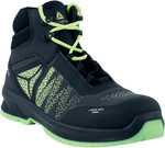 Черевики з мікрофібри, TPU, в'язані, підошва з двошарового PU різної щільності Чорно-жовтий 44