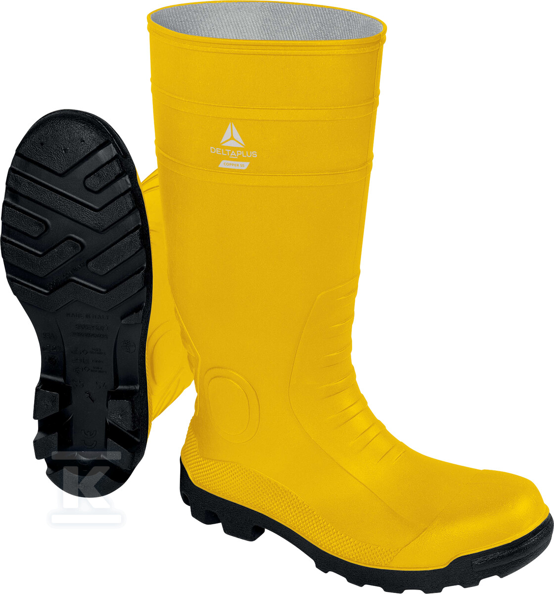 Захисне взуття високе з ПВХ жовте 46 - COPPES5JA46